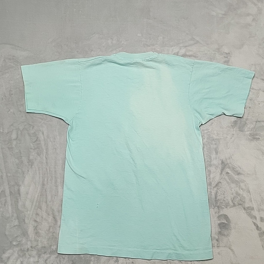 VTG Kentucky Derby Shirt Men M Teal Festival Made In USA Single Stitch 80s 90s - Picture 7 of 12